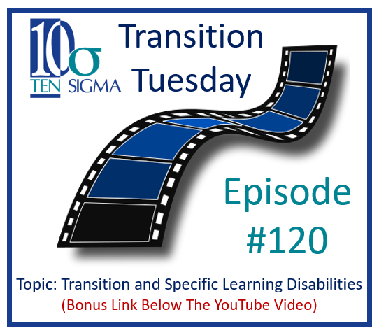 Transition for students with specific learining disabilities Episode 120 replay